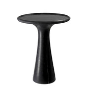 Side Table Pompano low honed black marble