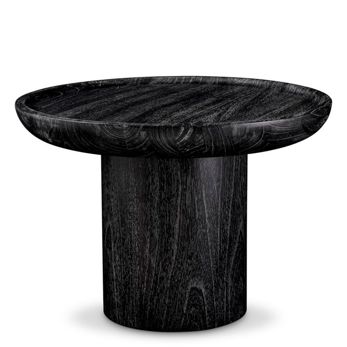Side Table Rouault charcoal grey veneer