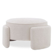 Stool Ortega lyssa off-white