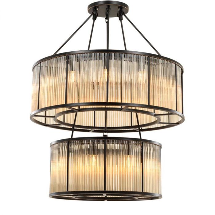 Chandelier Bernardi bronze highlight finish