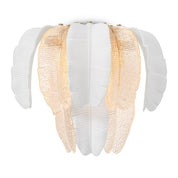 Lámpara de pared Santa Lucía acabado latón antiguo