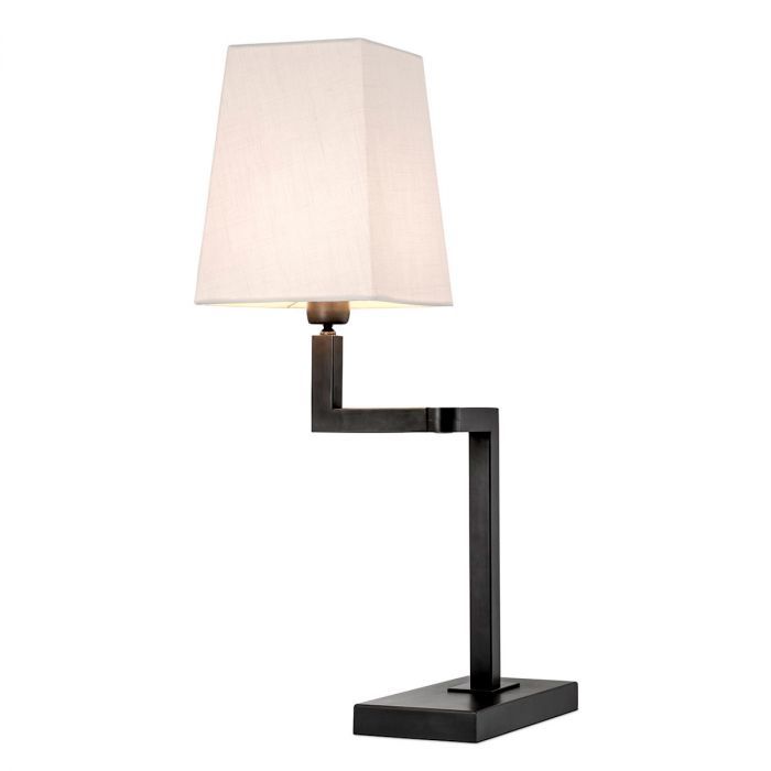 Table Lamp Cambell bronze finish incl shade