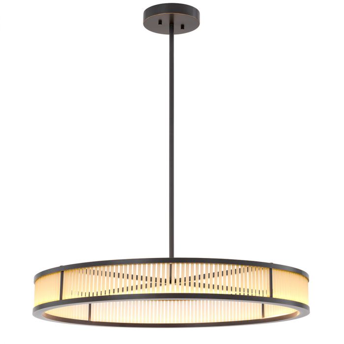 Chandelier Thibaud 90 cm bronze highlight finish
