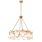Chandelier Sublime antique brass finish