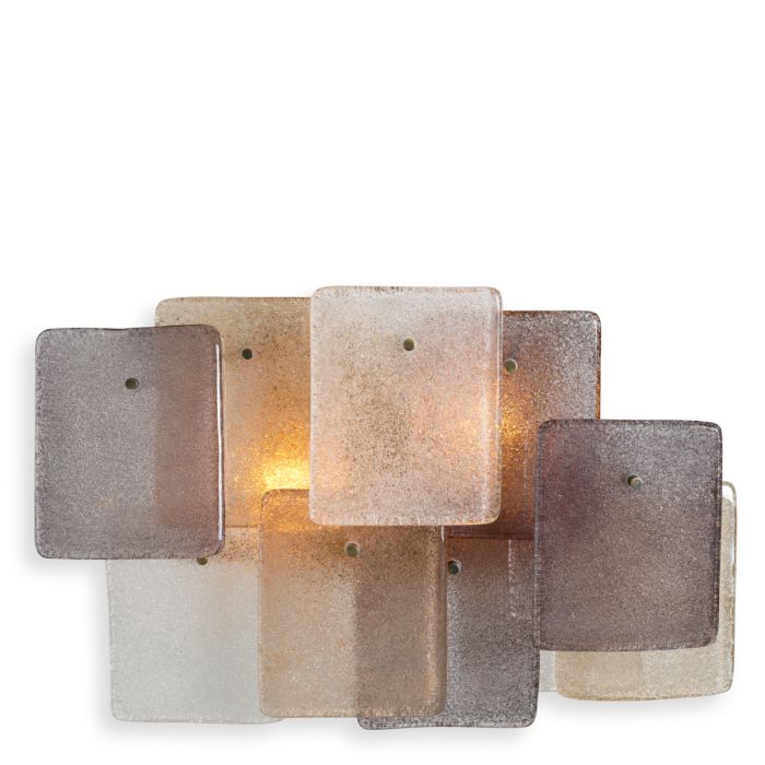 Wall Lamp Toro vintage brass finish