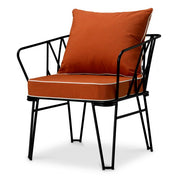 Silla de exterior Clifton Blaise naranja