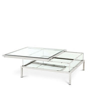 Coffee Table Harvey sliding top polished ss