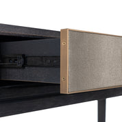 Console Bloomville brass shagreen