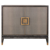 Sideboard Bloomville brass shagreen 2-doors