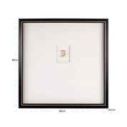 Wall art Danni black/white