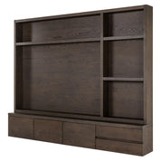 TV cabinet Lachance brown  3-doors 2-drawers