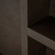 TV cabinet Lachance brown  3-doors 2-drawers