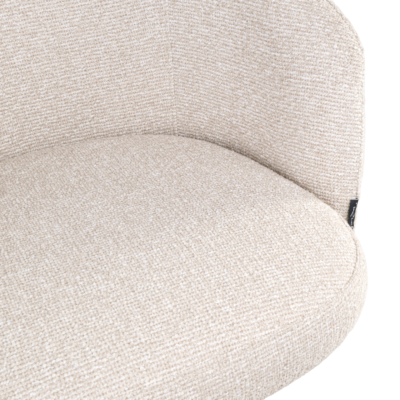 Bar stool Nikki biscotti swivel fire retardant