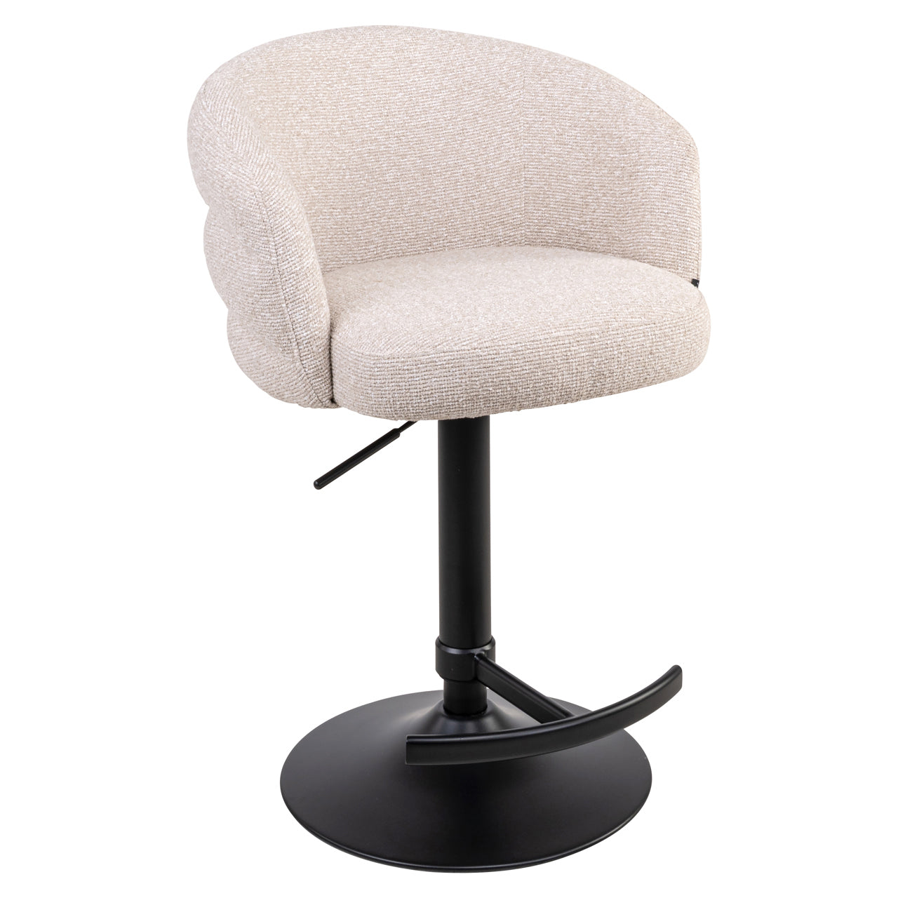 Bar stool Nikki biscotti swivel fire retardant