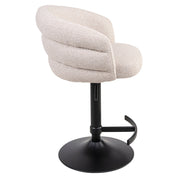 Bar stool Nikki biscotti swivel fire retardant