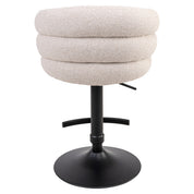 Bar stool Nikki biscotti swivel fire retardant