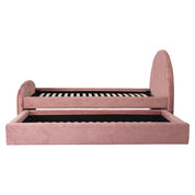 Bed Pixie rosewood jewel 120x200 with pull-out bed