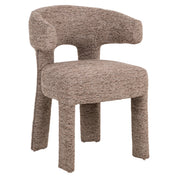 Dining chair Nerio mocca linear