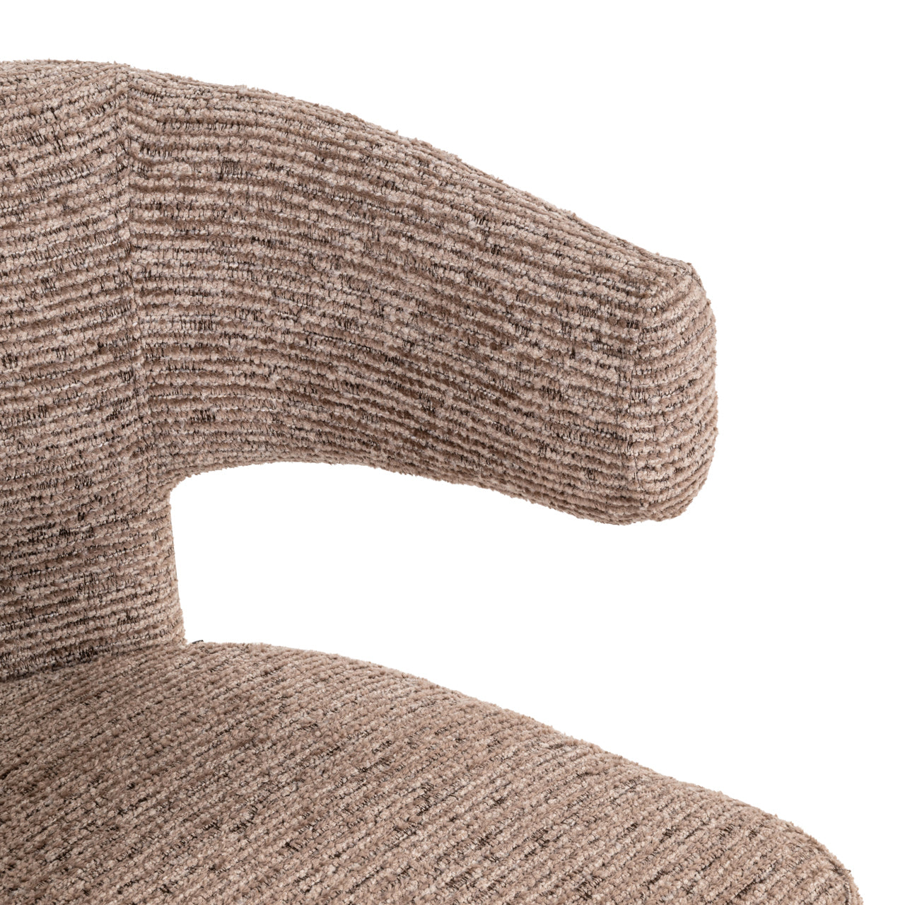 Dining chair Nerio mocca linear