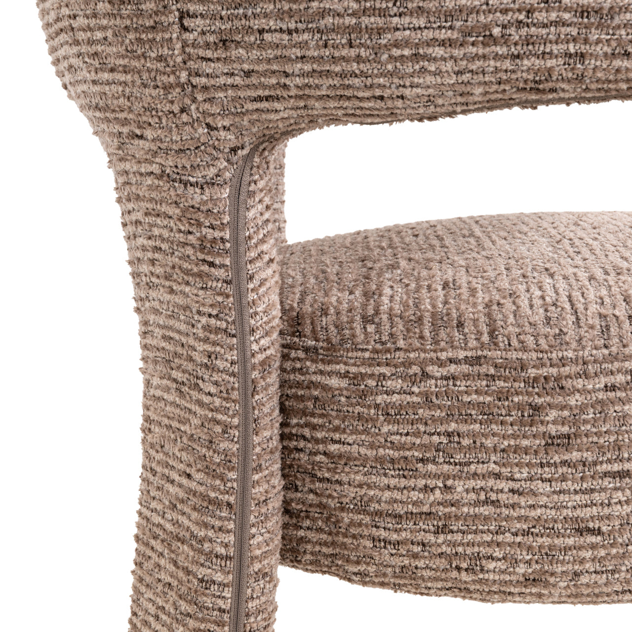Dining chair Nerio mocca linear