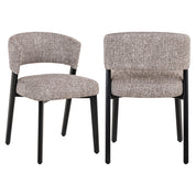 Dining chair Zeno earth tweed
