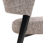 Dining chair Zeno earth tweed