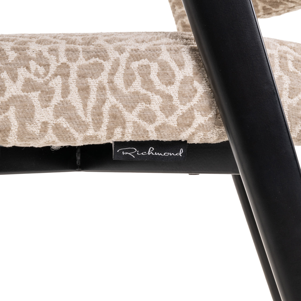 Dining chair Zeno beige leopard