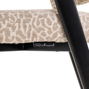 Dining chair Zeno beige leopard