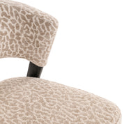 Dining chair Zeno beige leopard