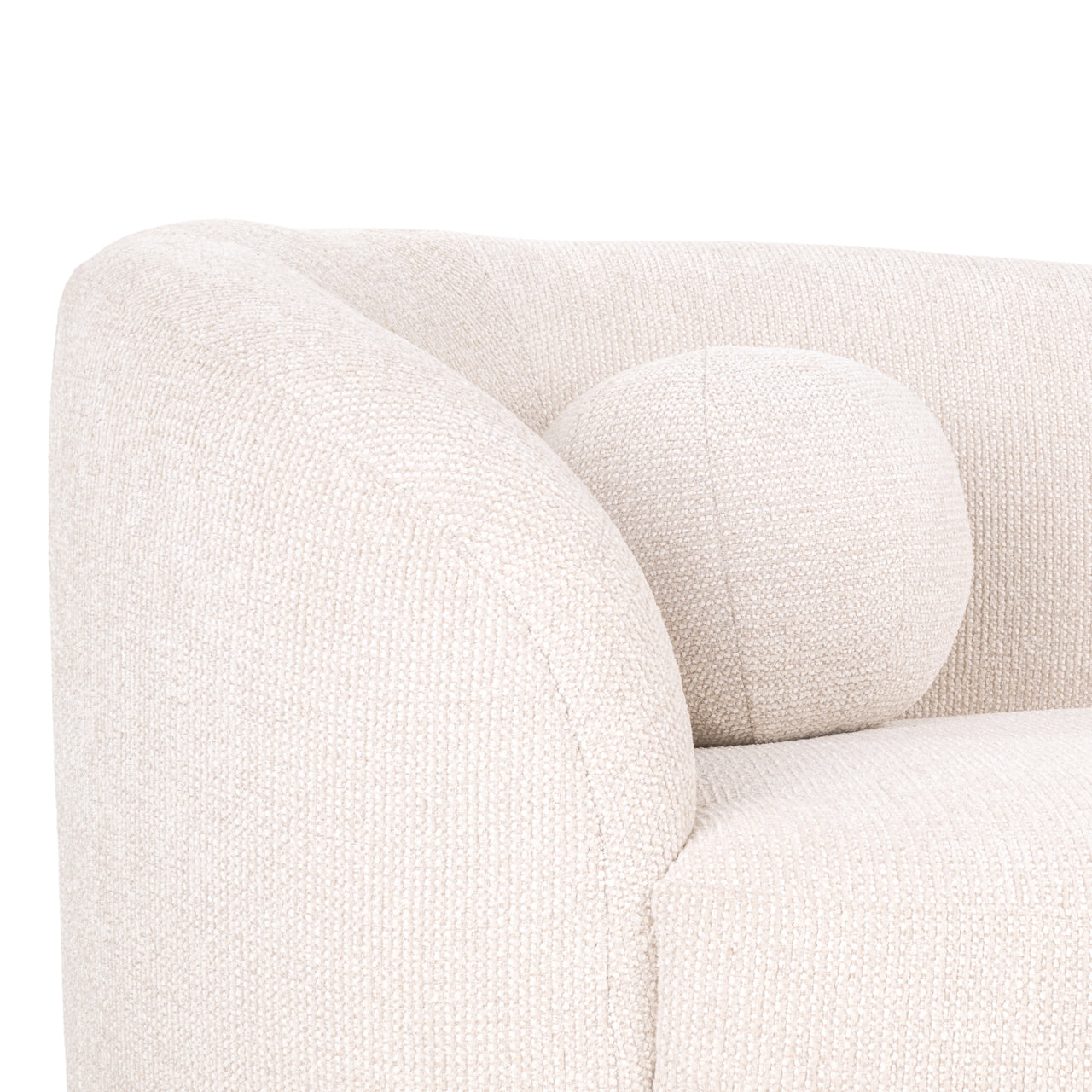 Sofa Emma cream fancy chaise longue