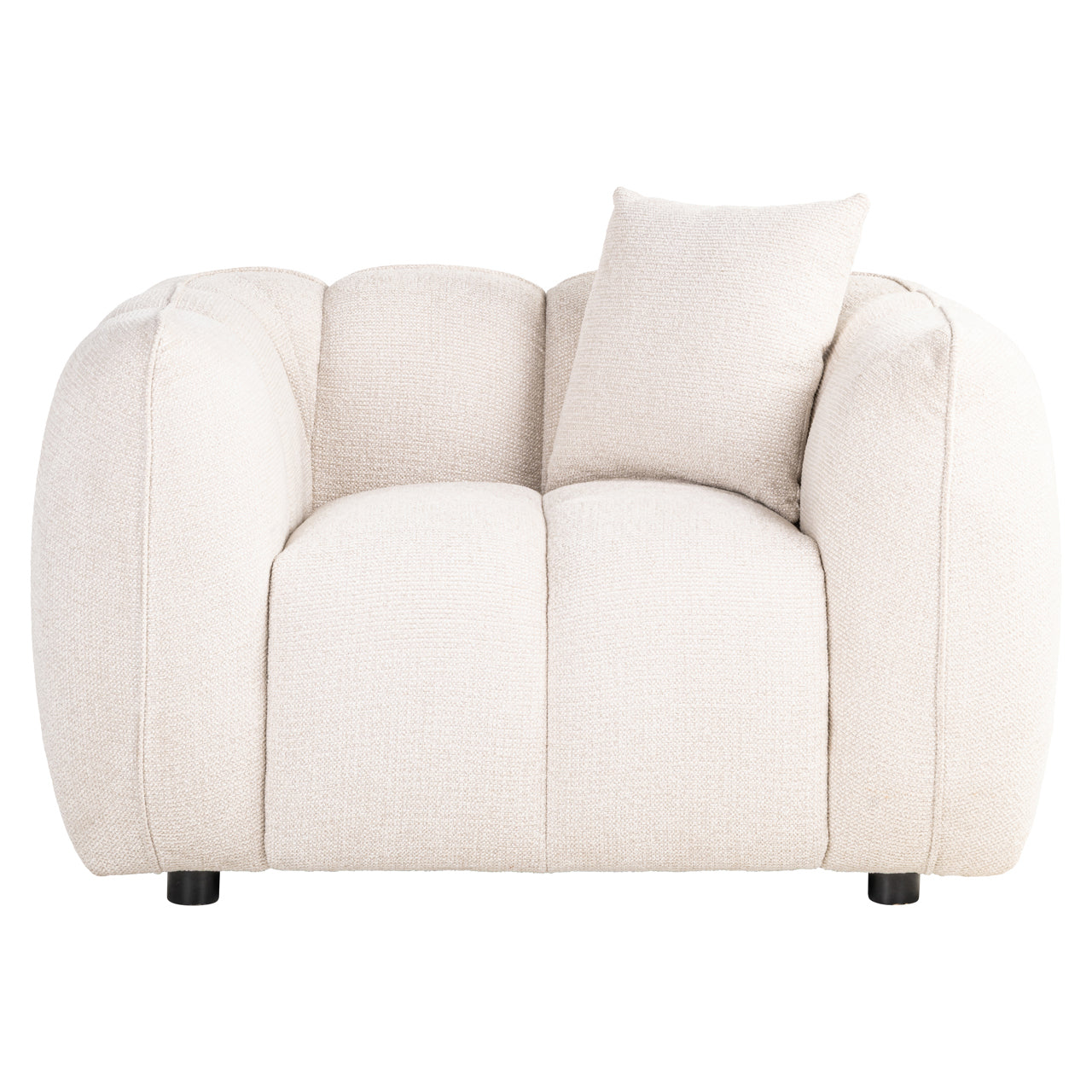 Lounge chair Jezebel cream fancy