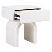 Nightstand Bennet coconut milk 1-drawer