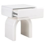 Nightstand Bennet coconut milk 1-drawer