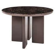 Dining table Almundi chocolate brown 120Ø