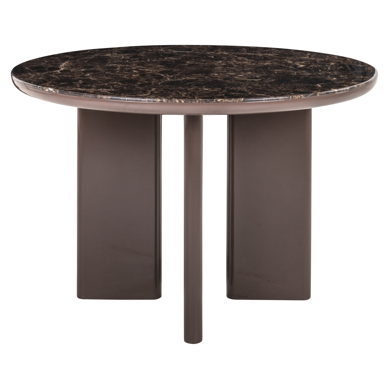 Dining table Almundi chocolate brown 120Ø
