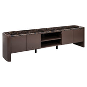 TV cabinet Almundi chocolate brown
