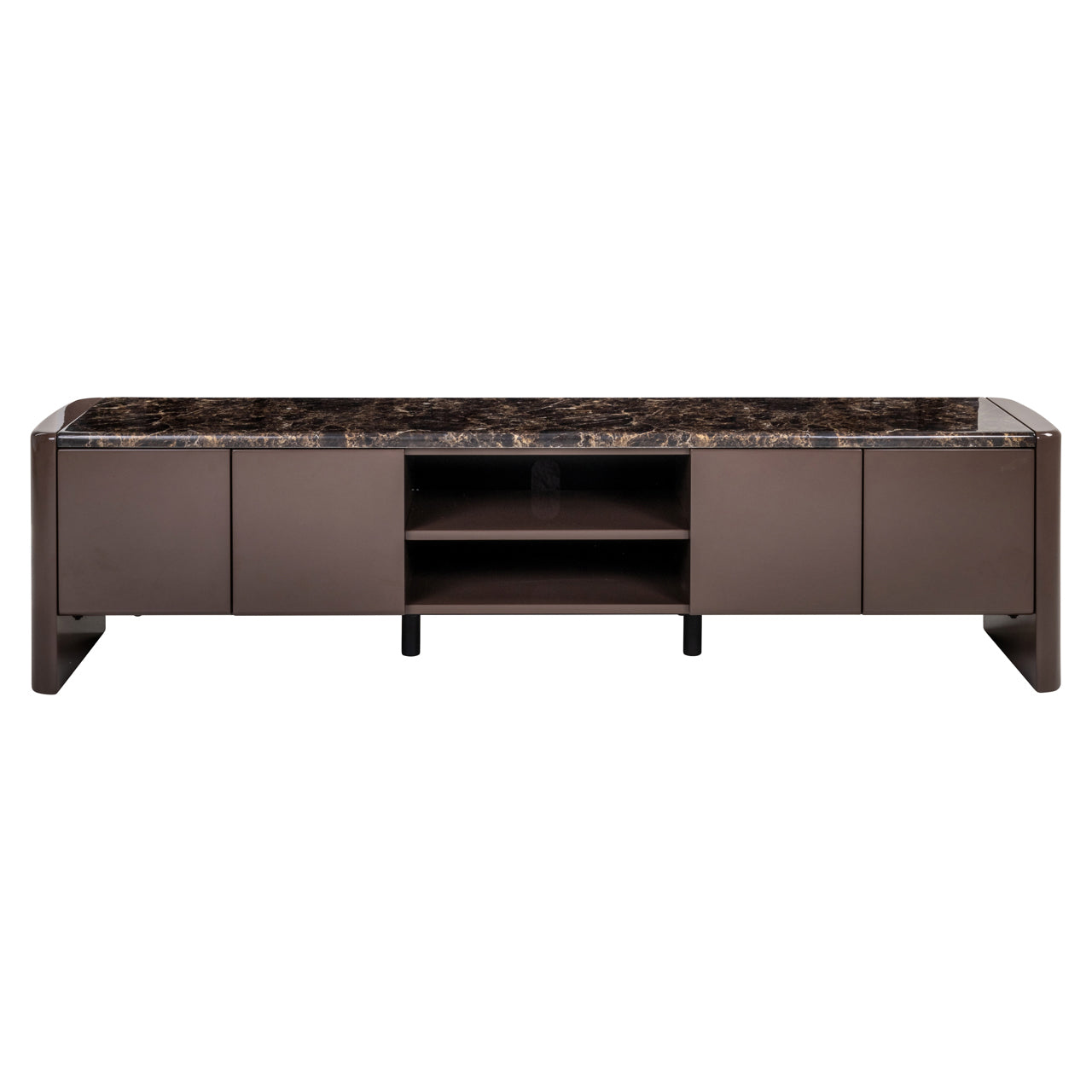 TV cabinet Almundi chocolate brown