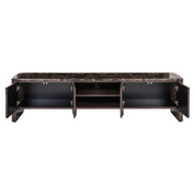 TV cabinet Almundi chocolate brown