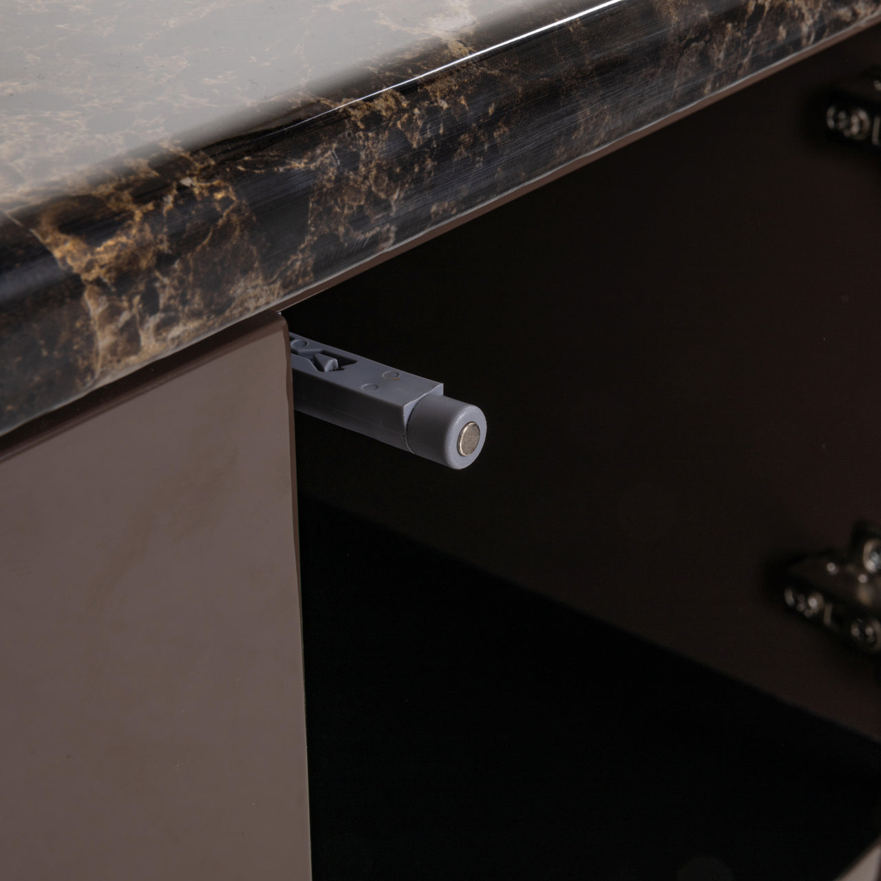 TV cabinet Almundi chocolate brown