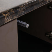 TV cabinet Almundi chocolate brown