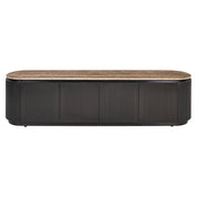 TV cabinet Russo ash brown 4-doors