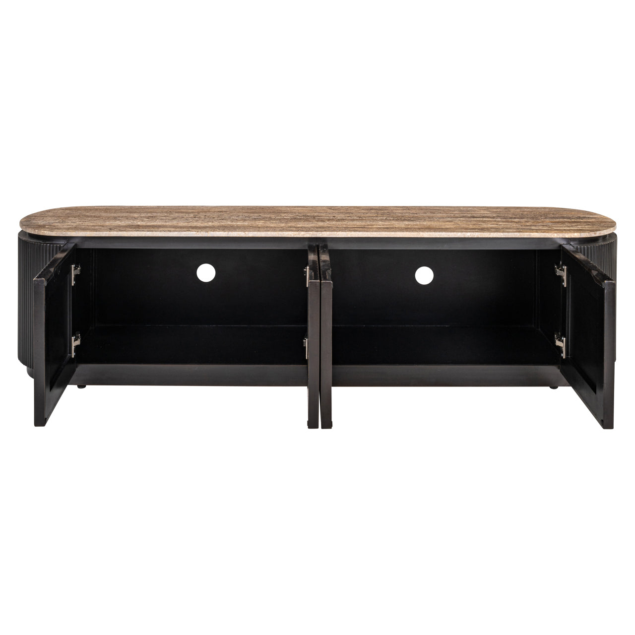 TV cabinet Russo ash brown 4-doors