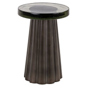 End table Barwick brass antique