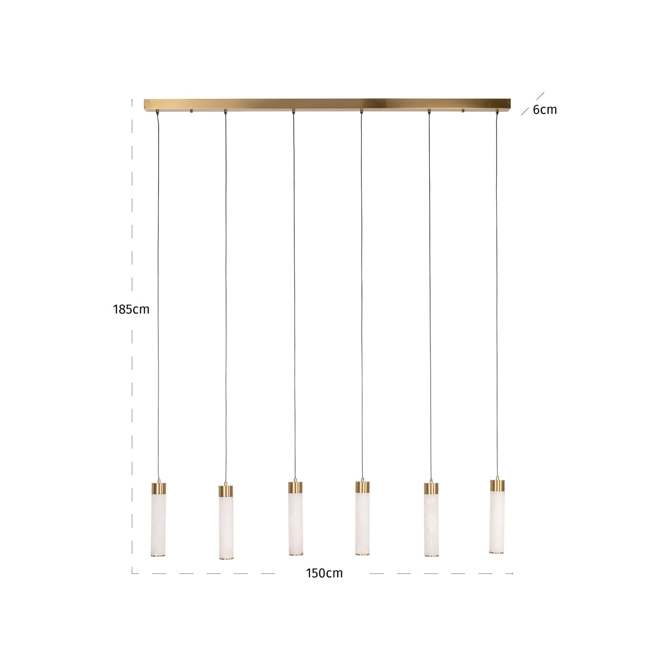 Chandelier Elaris white