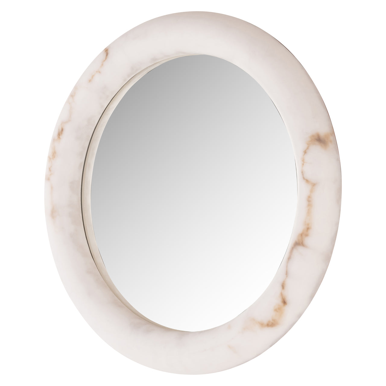 Wall lamp Oravelle white mirror 60Ø