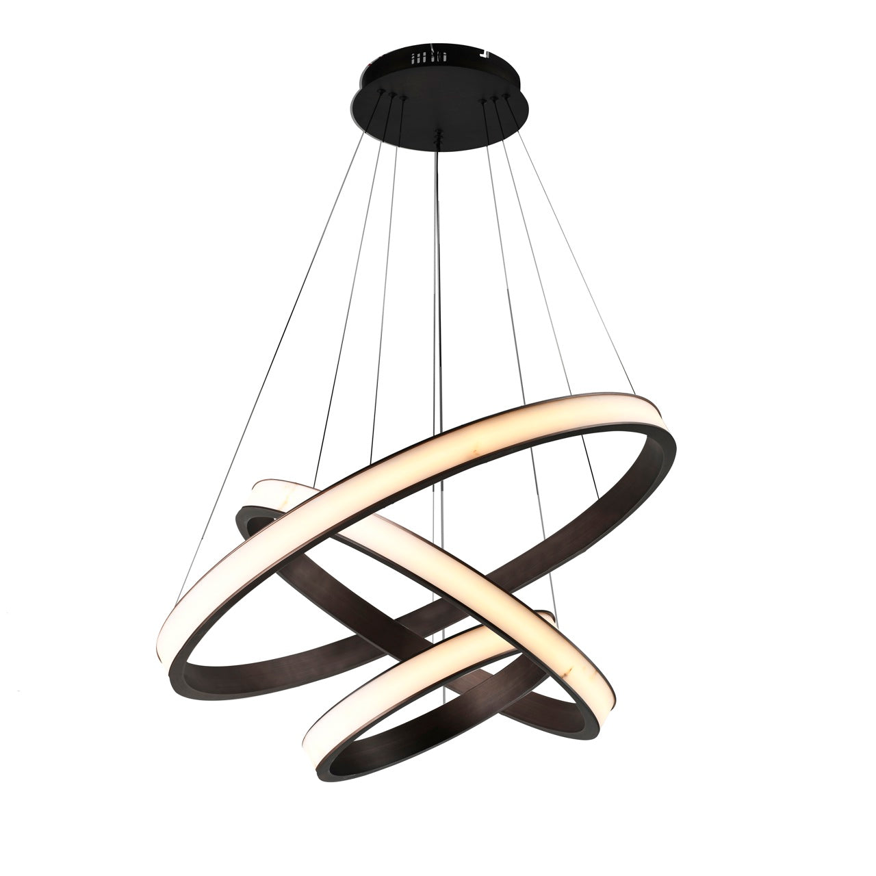 Chandelier Aurevia brass antique