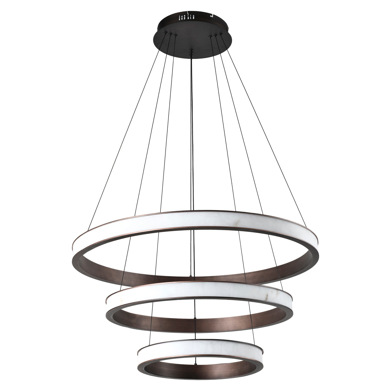 Chandelier Aurevia brass antique