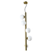 Chandelier Elorie brass antique