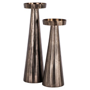 Candle holder Evola bronze L
