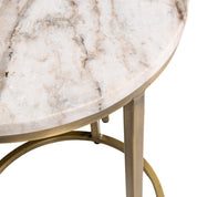 End table Bottega Blush beige (Set of 2)
